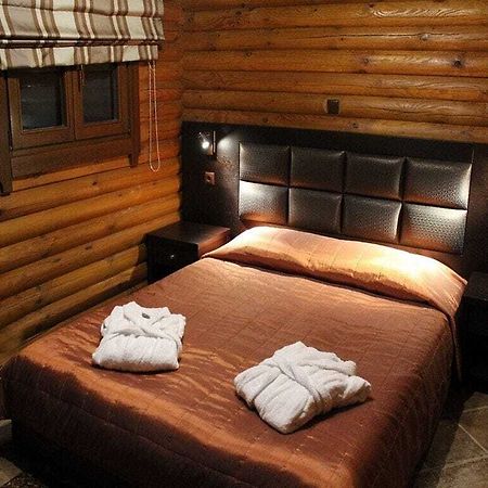 Natura Chalets Mega Chorio Exterior foto