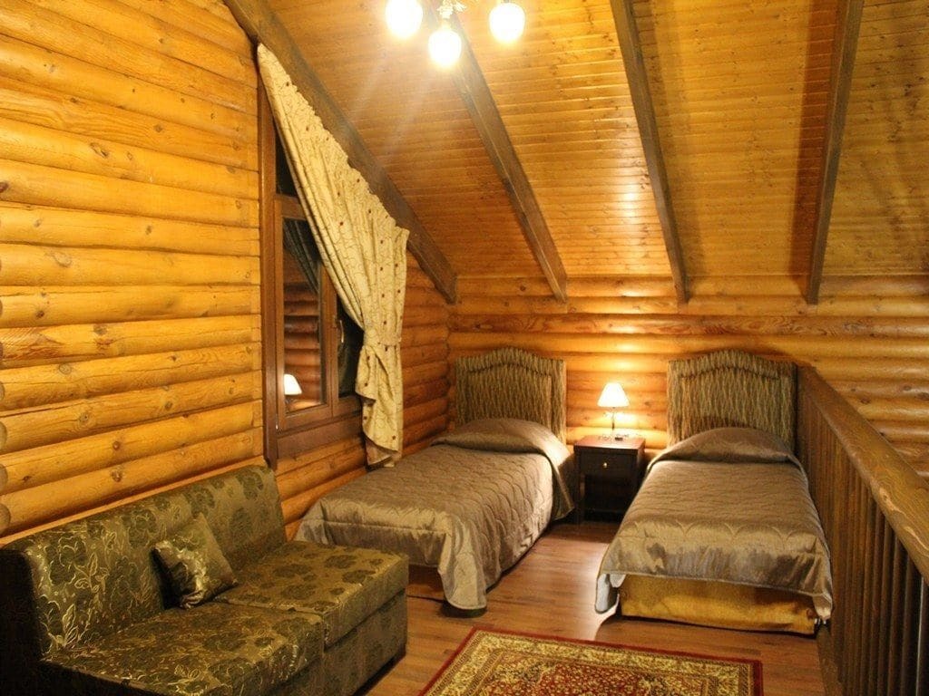 Natura Chalets Mega Chorio Exterior foto